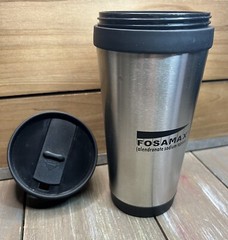 Drug Rep Fosamax Pharmaceutical Coffee Cup Mug Tumbler With Lid Stainless 7”