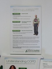 Spiriva COPD Medical Office Display Teaching Aid Drug Rep Pharmaceutical Promo