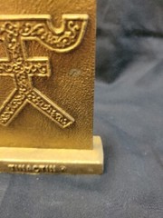 VINTAGE PHARMACEUTICAL TINACTIN METAL PAPERWEIGHT
