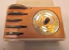 LOT OF 3 VINTAGE APOTHICARY BRASS WEIGHT SETS-INCLUDES A TINY BRASS (EZS001152)