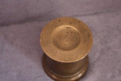 Popat Metal in Pune India Pestel and Mortar incredibly heavy 12cm tall/11 wide