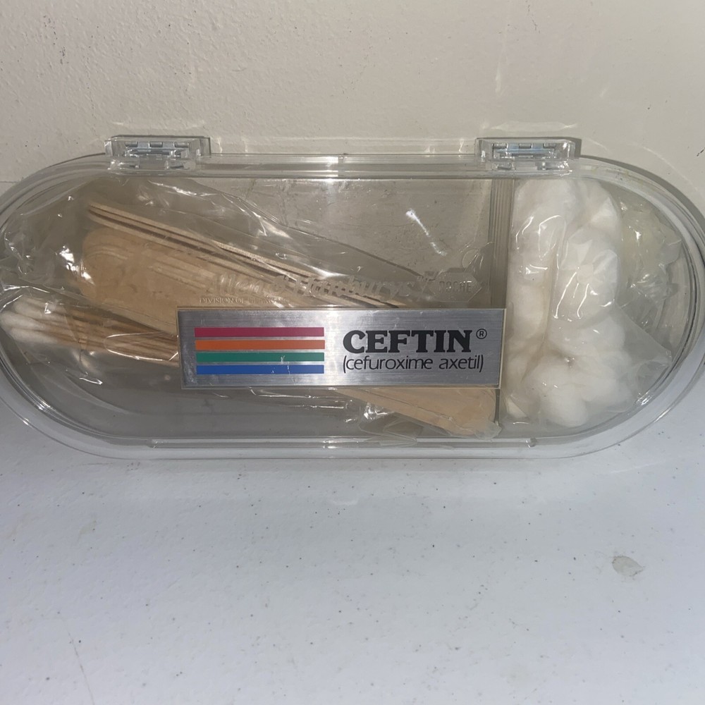 CEFTIN Allen & Hanburys/Roche Drug Rep Swab Kit Medical Pharmacy