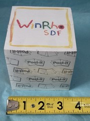 WINRHO SDF Liquid Drug Rep Pharmaceutical Collectible Memo Paper Note Pad SEALED