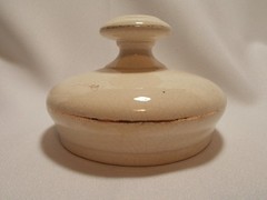 Vintage Porcelain „Valpen“ Apothecary Pharmacy Drug Store Jar-LID ONLY