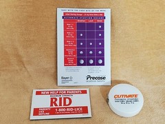 VINTAGE CUTIVATE PRECOSE DRUG REP PROMO MAGNET BAYER GLAXO PHARMACY LOT