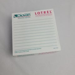 Vintage Diovan Lotrell Pfizer Notepad Cube Sticky Notes Pharmaceutical Drug Rep