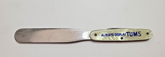 Tums “Rare” Advertising , Pharmacy spatula, Knife and Pill Counter