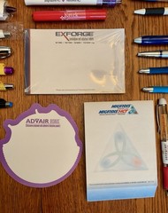 Pharmaceutical Drug Rep Lot of 23 – Metal Pens Penlights Note Pads Stapler