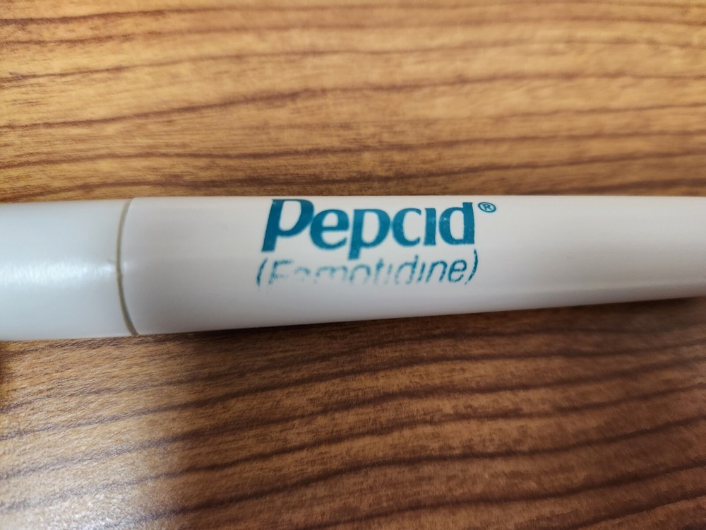 Merck Pepcid Pen Light Flashlight Drug Rep Promo Vtg rare pharmaceutical
