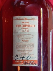 Vintage 1950s One Gallon Amber Apothecary Bottle Sharpe & Dohme
