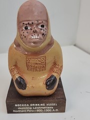 Schering Mochica Drinking Vessel Leishmaniasis Northern Peru 800-1000AD