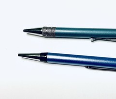 VIAGRA DRUG REP PENS HEAVY METAL RETRACTABLE REFILLABLE LOT OF 2 METALLIC