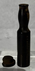 Antique Booth’s Hyomei Pocket Inhaler R.T. Booth Ithaca NY Hard Rubber Quack Med