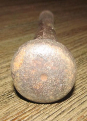 Antique Cast Iron Mortar & Pestle Chalice Shape Witches Potion Halloween Medical