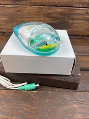 Vtg Rare Aqua Computer Mouse Model AM-940-P Liquid Filled Drug Rep Promo Paxil