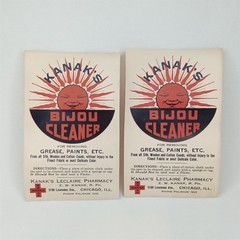 Vintage Advertising Flyer Bijou Cleaner Kanak’s Pharmacy Chicago 1950s