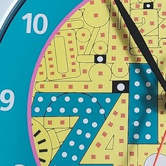 Ziac Pharmaceutical Drug Rep Promo 10″ Wall Clock Colorful Advertising- Works