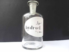 Old Apothecary Vessel/Bottle with Stopper, around 1900 G14