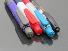Lot 4 Chunky PENS Drug Rep Pharmaceutical Promo Augmentin Bextra Exforge Zithro+
