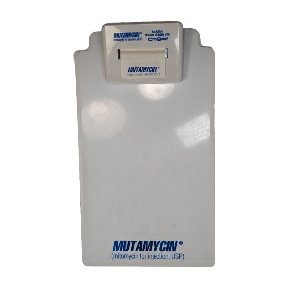 Pharmaceutical Drug Rep Clip Board Mutamycin Mitomycin Advertising Sticky Notes