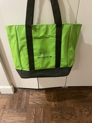 Tazaracl Drug Rep Pharma Merch Large waterproof Tote Bag Green