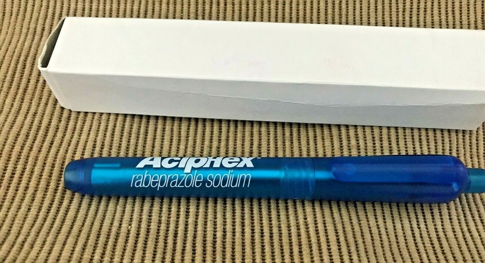 New Drug Rep Item Blue Aciphex Pocket Flashlight *See Description