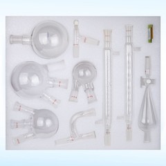 Chemistry Glassware Set – 32PCS Laboratory Glassware Kit with 24/40 Joint 100…