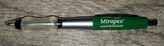 Mirapex Heavy Metal Drug Rep Pharmaceutical Click Pen Used to Light up Dead Bat