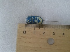 3 PINS-SANDOZ PFARMACEUTICAL-RARE-BADGE