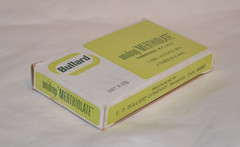 Vintage Bullard Merthiolate Box Empty Tubes First Aid Medicine Pharmacy Medical