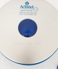 Actonel Drug Rep Advertising 10 Disc CD DVD Metal Portable Carrying Case Folder