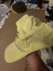 Cardizem Neon Yellow Baseball Cap Hat Rare Drug Rep Advertising Big Pharma