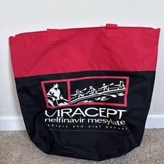 Drug Rep Pharmaceutical Tote Bag VIRACEPT – Rare
