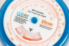 Vintage ZOCOR COZAR Pharmaceutical Advertising BMI Calculator Magnetic