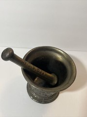 Apothecary Rx Mortar & Pestle Secundum Artem B2 Collectible Piece