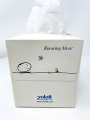 Rare Zoloft Tissue Box Pharmaceutical Drug Rep Promotional (Yours Will Be NEW)