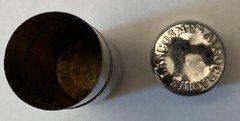 Vintage French 1940’s Lancosme Algocratine Pharmaceutical Medicine Drug Tube