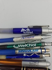 Lot 13 Pharmaceutical Drug Rep Advertisement Pens Lexapro Merck Diflucan Trovan