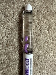 Vintage Advair Pen Drug Rep Advertising Metal Floaty Pen – Works