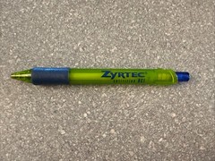 Pharmaceutical Drug Rep Promo Pens Zyrtec Lot of 3