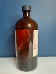 Antique Large bottle Mallinckrodt Poison Original Label And Lid