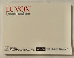 VTG 1990’s LOT of 6 LUVOX Post-it Notes Pads Medical Pharma Drug Logo New NOS