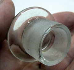 Vintage 4 Apothecary USA Medicine Bottles Jars WITH GROUND GLASS STOPPERS