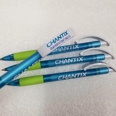 4 CHANTIX PENS Pharmaceutical Promotional Drug Rep Advertising Pfizer Plastic