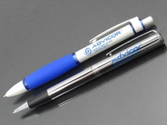 Advicor Metal PENS Drug Rep Pharmaceutical Promo Medical Advertising Lot of 2