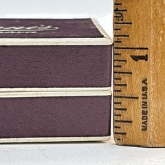 Vintage Dennis Drug Store Pharmacy Prescription Pill Box Cardboard Hinged Lid