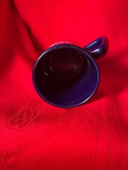 Procardia XL Pfizer Labs Blue Ceramic Coffee Mug Pharmaceutical Drug Swag Cup