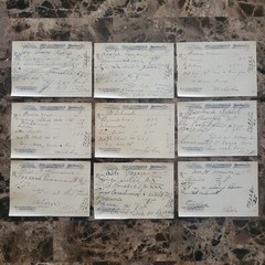 99 serially numbered antique prescriptions (1907) – OPIUM, PAPINE & CODEINE