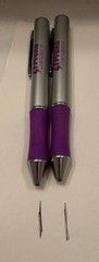 VTG LOT OF 2 ZYPREXA Combo- PEN/STYLUS Pharma Advertising Drug Rep Log NEW NOS