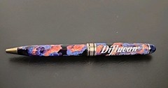 Rare Vintage Metal Diflucan Pharmaceutical Drug Rep Pen Beautiful Colors Used
